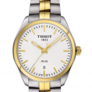 TISSOT Herrenuhr PR 100 Classic Bicolor T1014102203100