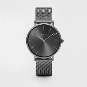 Cluse Damenuhr Boho Chic Mesh Dunkelgrau CW0101201022
