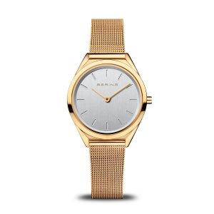 Bering Damenuhr Ultra Slim Gold Glänzend 17031-334