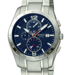 Boccia Titanium Herrenuhr Chronograph Sport 3767-03