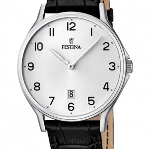 FESTINA Herrenuhr KLASSIK F16745/1 LEDER
