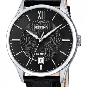 FESTINA Herrenuhr KLASSIK F20426/3 LEDER