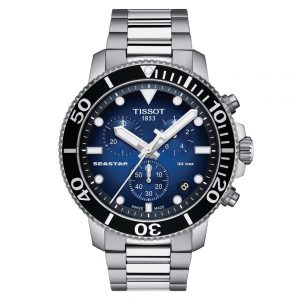 TISSOT Herrenuhr Seastar 1000 Blau T1204171104101