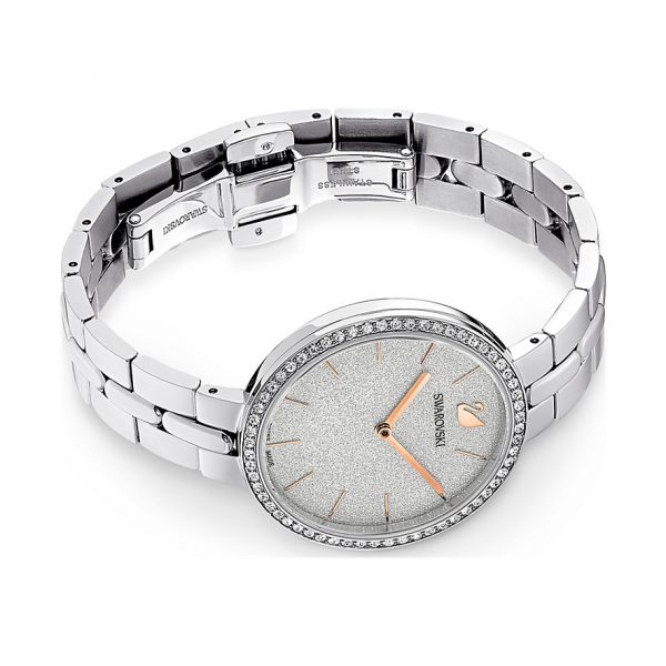 Swarovski Damenuhr Cosmopolitan Silberfarben 5517807 – topas