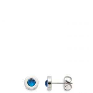 Leonardo Ohrstecker blau Isa 021776