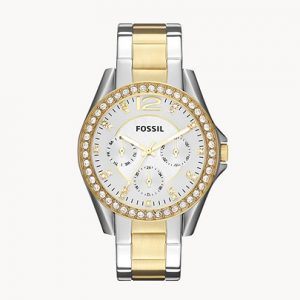 Fossil Damenuhr Riley Bicolor ES3204