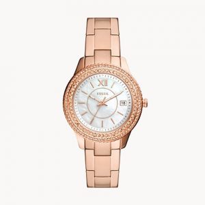 Fossil Damenuhr Stella Sport Roségold ES5131