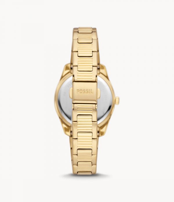 Fossil Damenuhr Scarlette Goldfarben ES5199 – topas