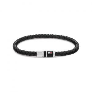 Tommy Hilfiger Lederarmband Schwarz 2790293